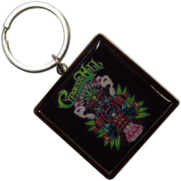 Cypress Hill Tiki Time Keyring Black One Size