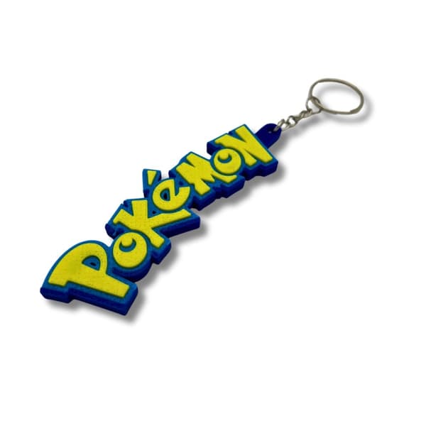 2x Pokemon nøglering kæde lynlås ophæng
