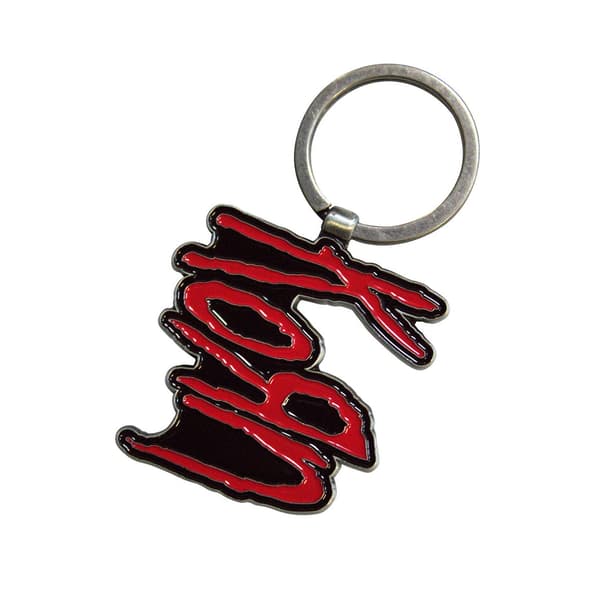 Korn Nyckelring med logotyp i emalj