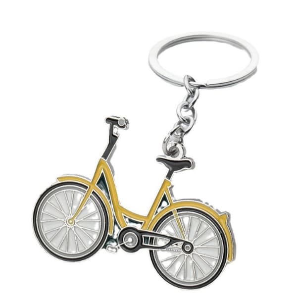 INF Miniatyrcykelnyckelring - Nyckelring i metall för cykel