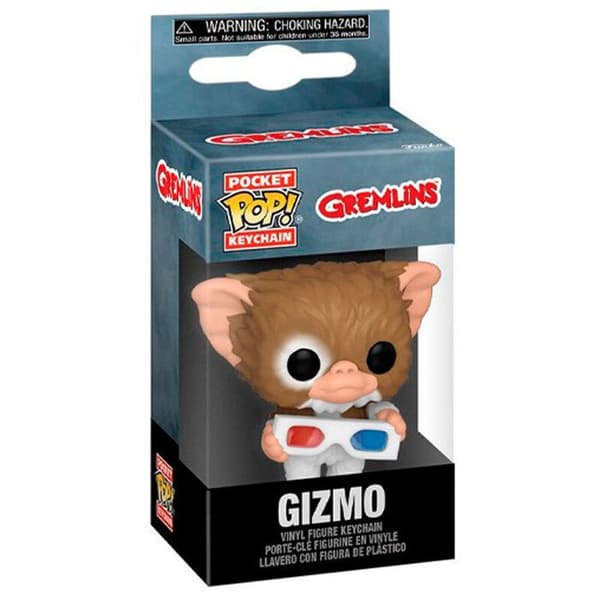 Nyckelring - Funko - Gremlins Gizmo - 3D-glasögon - Brun - Vuxen
