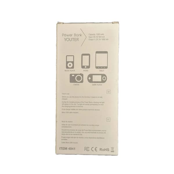 Depeche Mode Band Logo Power Bank One Size