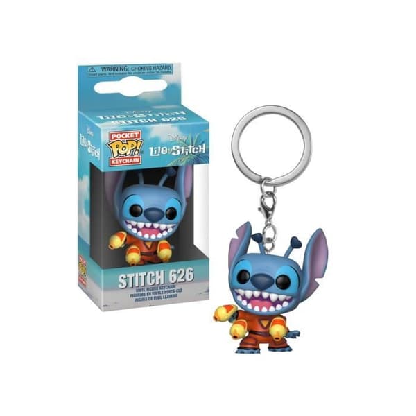 LILO &amp; STITCH - Pocket Pop Nyckelringar - Stitch med blaster