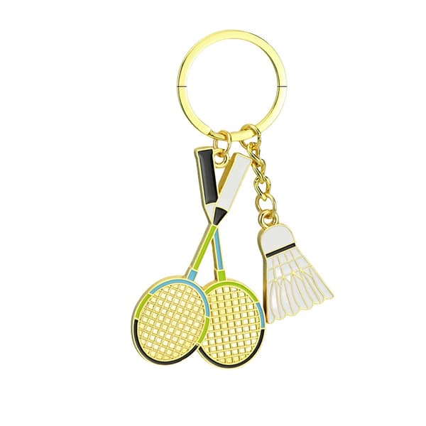 INF Badmintonnyckelring X-1718 - Snygg sportnyckelring