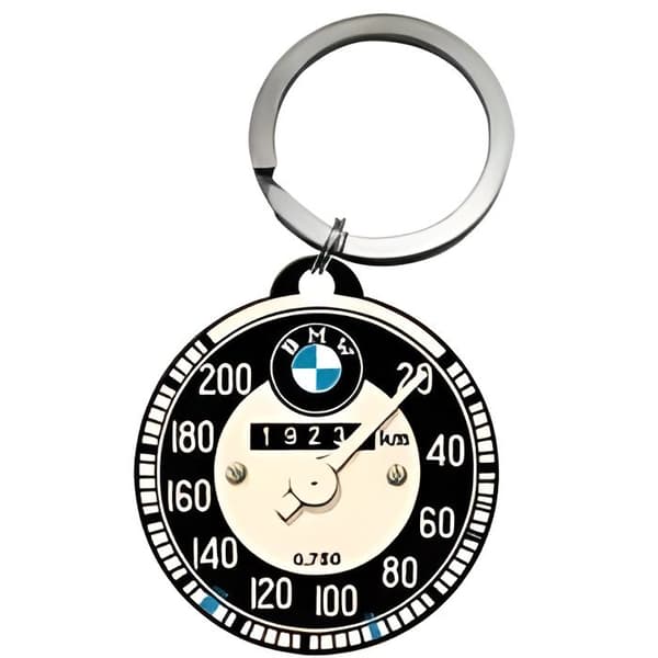 Nyckelring - BMW - Hastighetsmätare - Dekorerad på båda sidor
