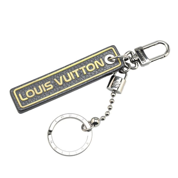 Pre-owned Louis Vuitton Taurillon Leather Key Holder Black