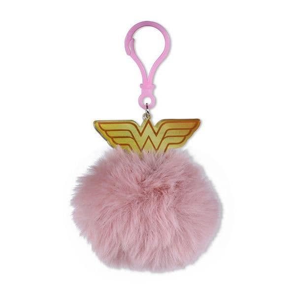 Nyckelring - DC Comics - Wonder Woman - 7 cm - Rosa plysch - För barn