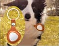 Miniatyrbilde 3 av 4: INF Huawei Anti-Lost Tag nøkkelring (PU-lær - klassisk knapp)