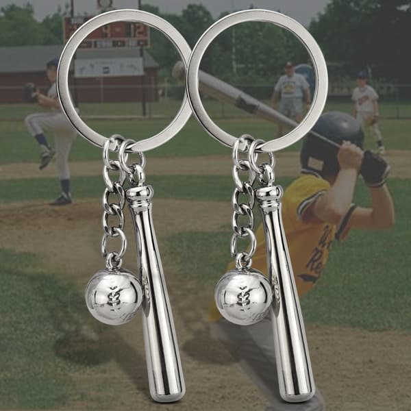 INF Sølv baseballnøkkelring, gave til sportsfans