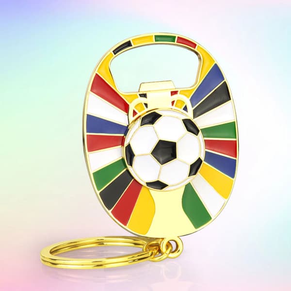 INF UEFA Euro 2024 avaimenperä - Kultainen pullonavaaja-avaimenperä