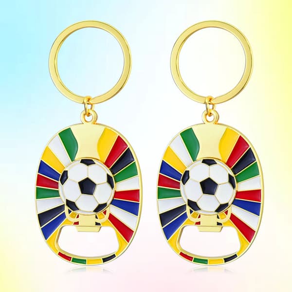 INF UEFA Euro 2024 avaimenperä - Kultainen pullonavaaja-avaimenperä