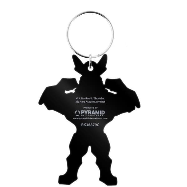My Hero Academia Rubber Nyckelring - All Might - Svart