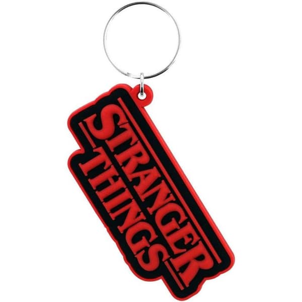Nyckelring - Stranger Things - Svart logotyp - Metall - Unisex - Vuxen