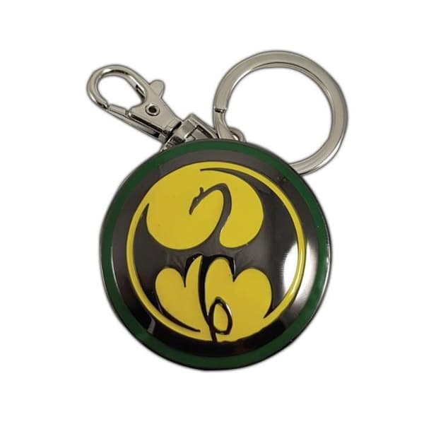 Nyckelring - BIOWORLD - Iron Fist - Metall - Svart - Unisex