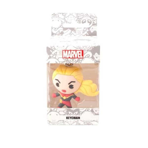 Captain Marvel söt 3D nyckelring