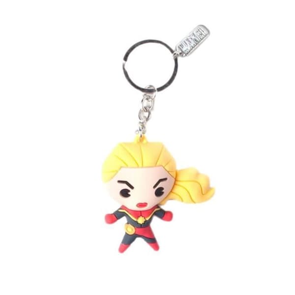 Captain Marvel söt 3D nyckelring