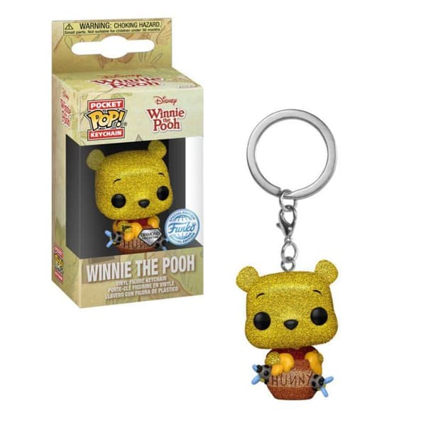Pocket Pop! Nyckelring - Disney - Nalle Puh Diamant