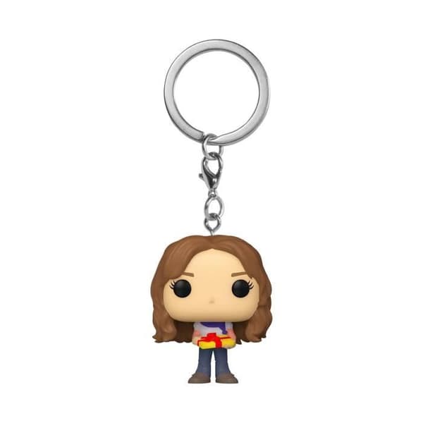 Funko Pocket Pop! Nyckelring: Harry Potter Holiday - Hermione Granger