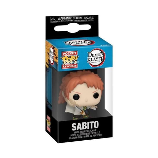 Funko Pocket Pop! Demon Slayer - Sabito (utan mask) - Flerfärgad - Grå - Vuxen - Unisex - Hytt