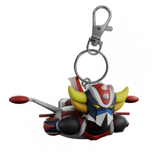 Chibi Goldorak Spacer Nyckelring - Plastoy - Grendizer - Flerfärgad - Grå - Metall