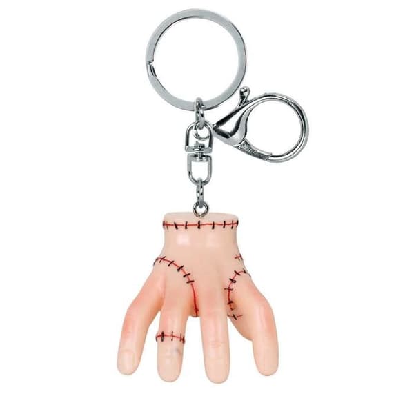 Nyckelring Icon - Onsdag 3D Saken - Ecru - KARACTERMANIA - Accessoar - Metall