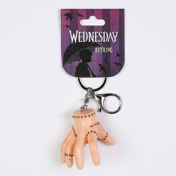 Nyckelring Icon - Onsdag 3D Saken - Ecru - KARACTERMANIA - Accessoar - Metall