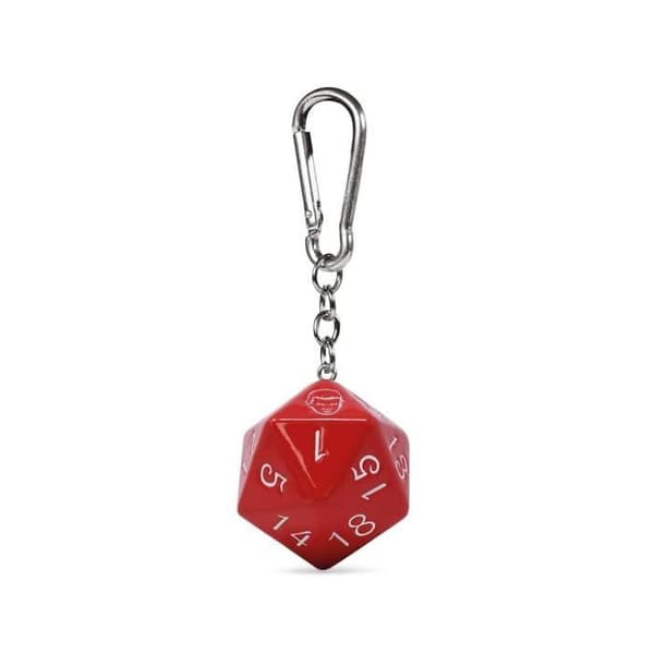 Nyckelring - Pyramid International - Stranger Things - 3D-logotyp D20 - Vit