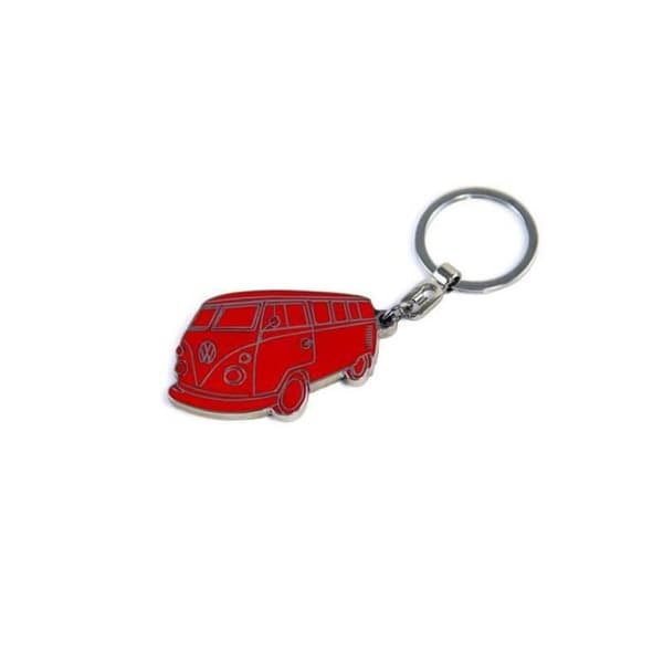 Porte-klädesnyckel T1 VW Volkswagen Bulli Campervan röd