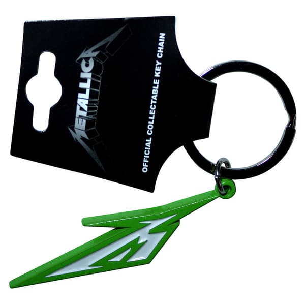 Metallica M Band Logo Keyring Keychain One Size