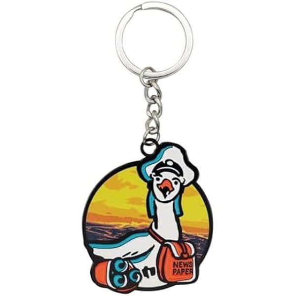 Nyckelring - FANATTIK - One Piece News Coo - Begränsad upplaga - Flerfärgad - 60 x 50 mm