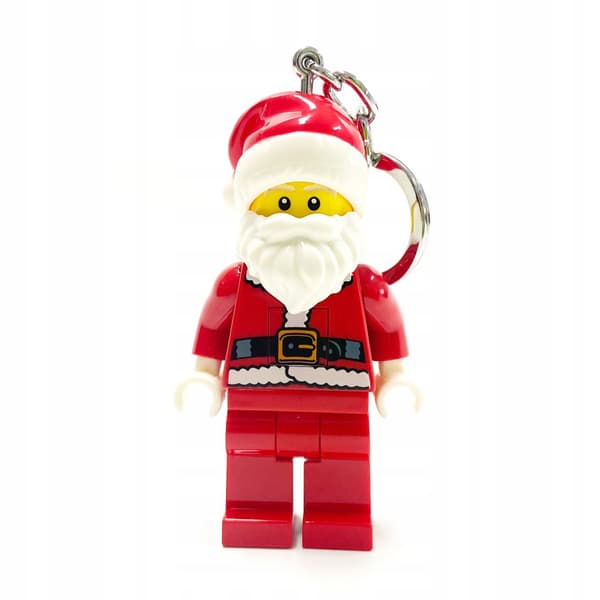 LEGO Ficklampa Nyckelring Jultomten Minifigur LGL-KE189