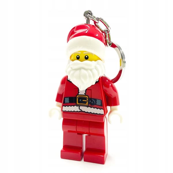 LEGO Ficklampa Nyckelring Jultomten Minifigur LGL-KE189