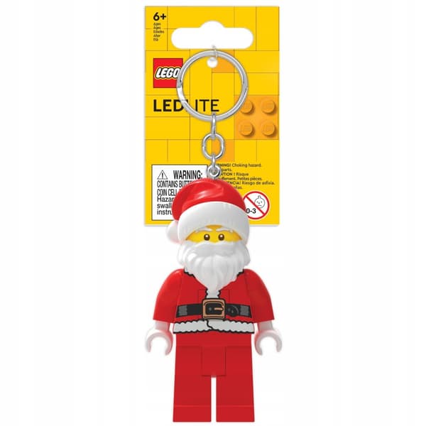 LEGO Ficklampa Nyckelring Jultomten Minifigur LGL-KE189