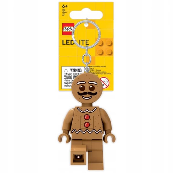 LEGO taskulamppu avaimenperä piparkakkumies piparkakkuminihahmo LGL-KE182
