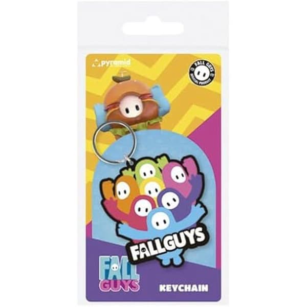 Nyckelring - PYRAMID INTERNATIONAL - Fall Guys - Flerfärgad - 6 cm - Kvalitet till bästa pris