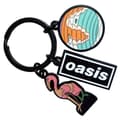 Miniatyrbild 1 av 4: Oasis Band Logo Charms Keyring Keychain One Size
