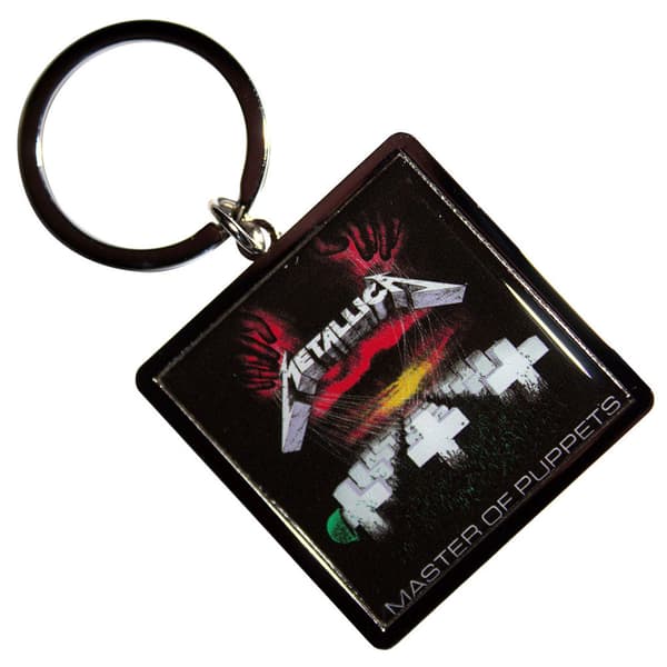 Metallica Master Of Puppets Keyring Keychain One Size