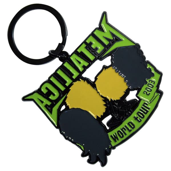 Metallica Since 1981 Heads Keyring Keychain Double Sided One Size