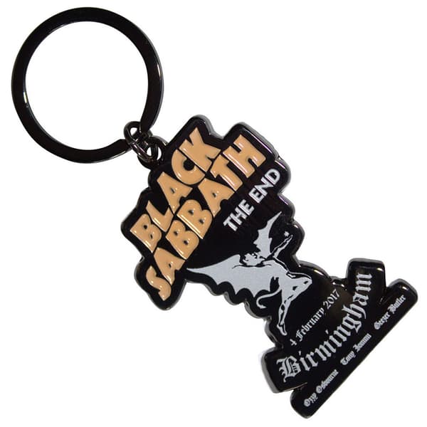 Black Sabbath The End Keyring Keychain One Size