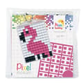 Miniatyrbild 1 av 2: Pracht Creatives Hobby P23021 Pixel Flamingo Medaljong Box Ringnycklar Hänge Barn Pojke Flicka Perfekt som