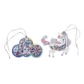 Miniatyrbild 1 av 2: Nyckelring "Magical", 7,5 - 9 x 5,8 - 6,2cm, 4 stycken