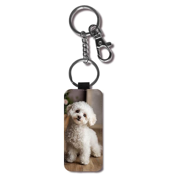 Hund Pudel Nyckelring