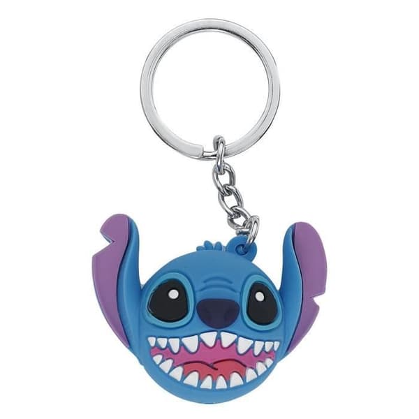 Nyckelring - Lilo &amp; Stitch - Stitch - Flera färger - Officiellt licensierad produkt - PVC