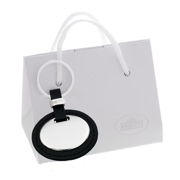 Graverad oval nyckelring | Storlek: H 8,5 cm | SKU: BG2038-02