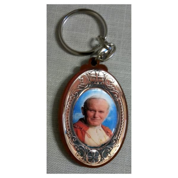John Paul II Nyckelring | Storlek: 4x6cm | SKU: VL90203