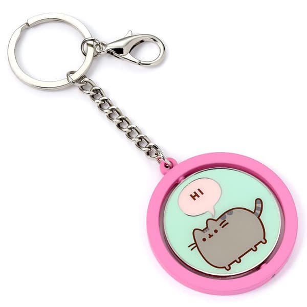 Pusheen Hi Bye keychain