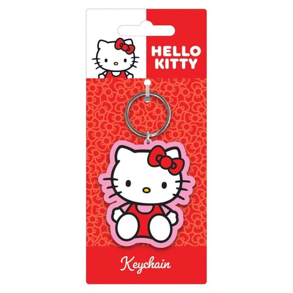 Nyckelring - HELLO KITTY (POSE) PVC KEYCHAIN