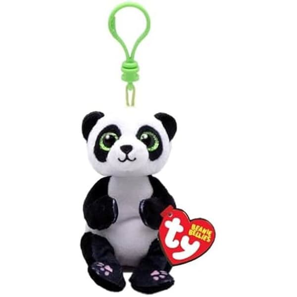 Peluche - Ty - Beanie Bellies Clip - Panda - 10 cm - Nyckelring - Unisex