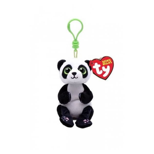 Peluche - Ty - Beanie Bellies Clip - Panda - 10 cm - Nyckelring - Unisex