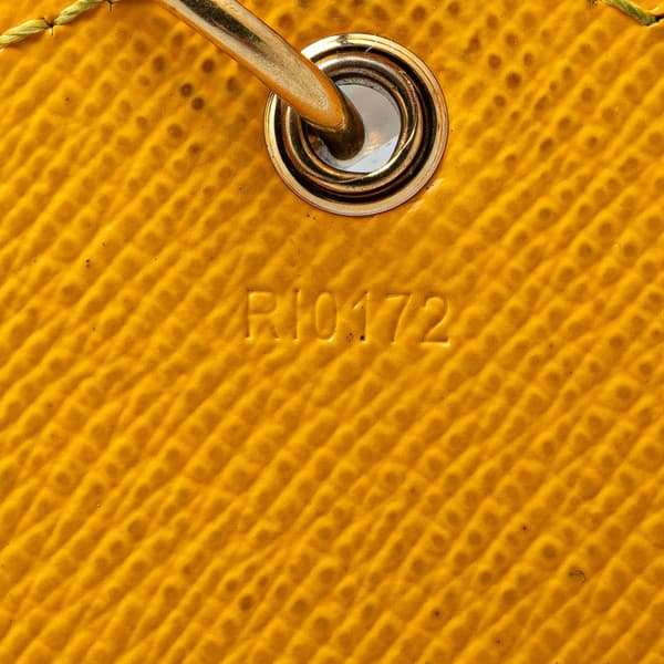 Pre-owned Louis Vuitton Yayoi Kusama Monogram Pumpkin Dots Key Holder and Bag Charm Yellow